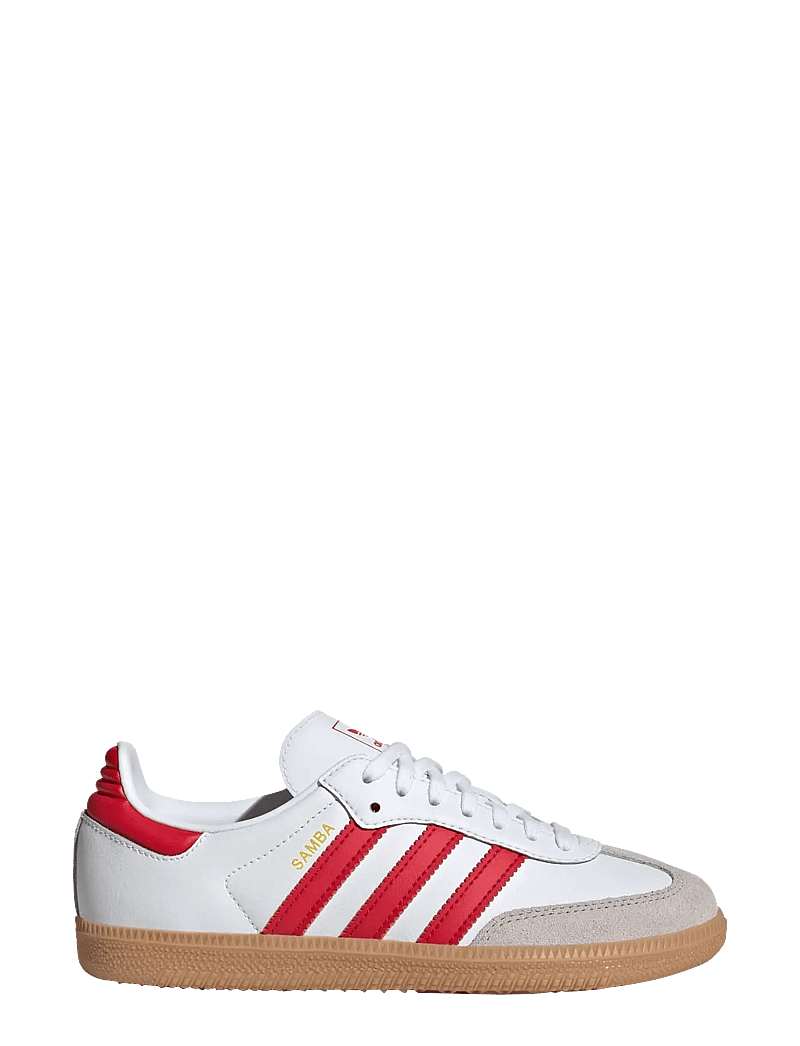 adidas Originals - SAMBA OG J - baskets basses - ftwwht/betsca/gum3 - 1