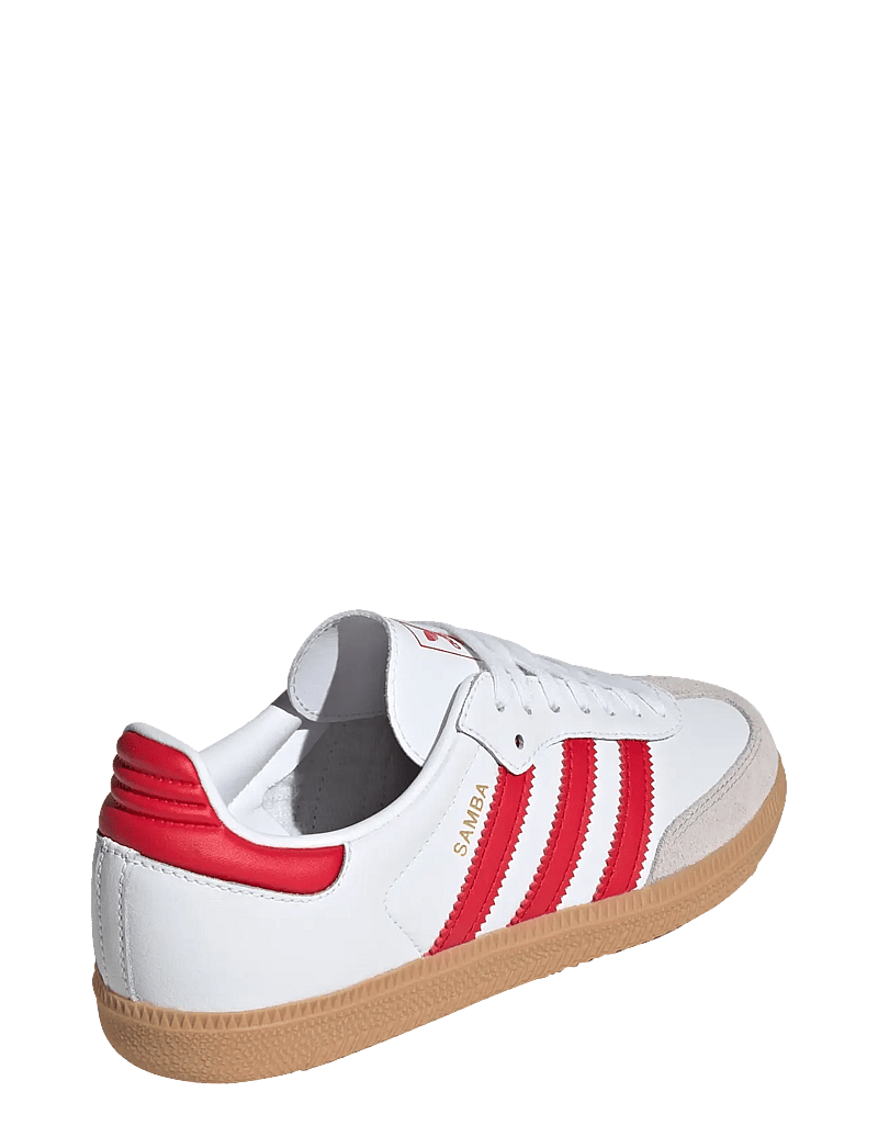 adidas Originals - SAMBA OG J - baskets basses - ftwwht/betsca/gum3 - 3