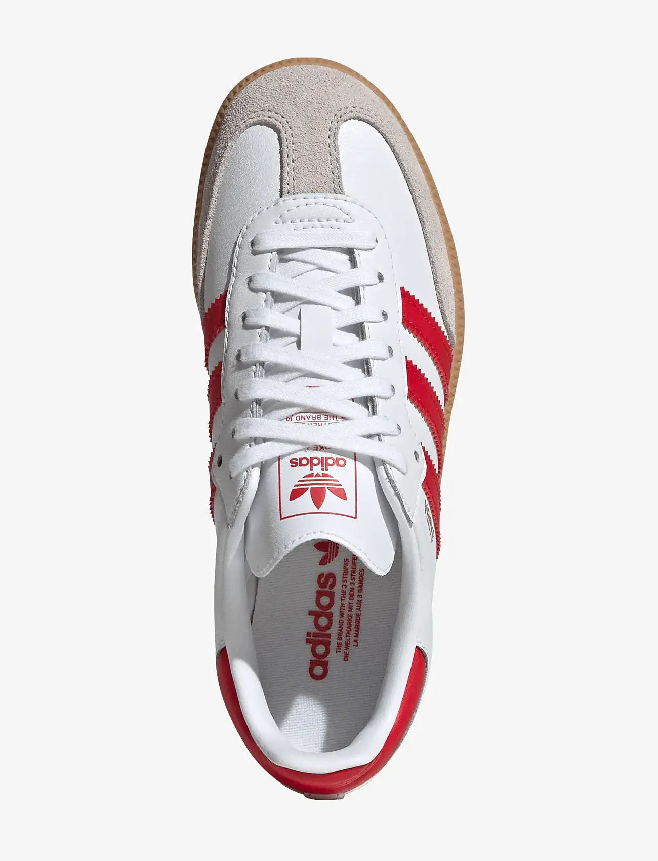 adidas Originals - SAMBA OG J - baskets basses - ftwwht/betsca/gum3 - 4