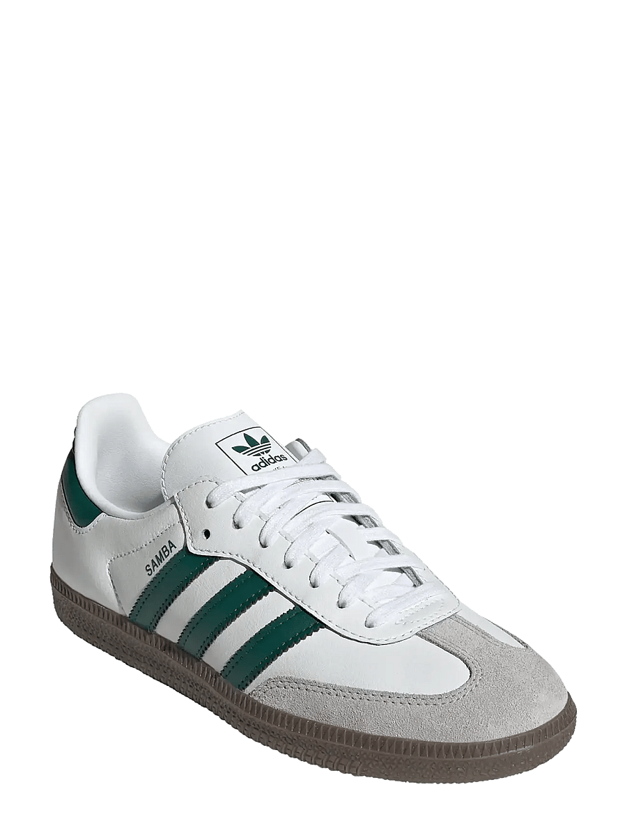 adidas Originals - SAMBA OG J - lave sneakers - ftwwht/cgreen/gum5 - 0