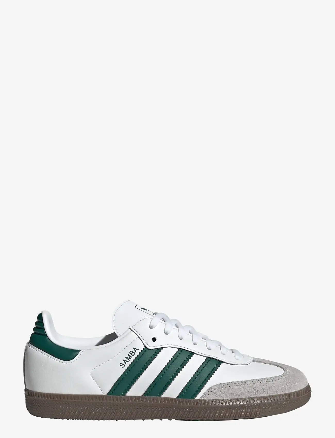 adidas Originals - SAMBA OG J - låga sneakers - ftwwht/cgreen/gum5 - 1