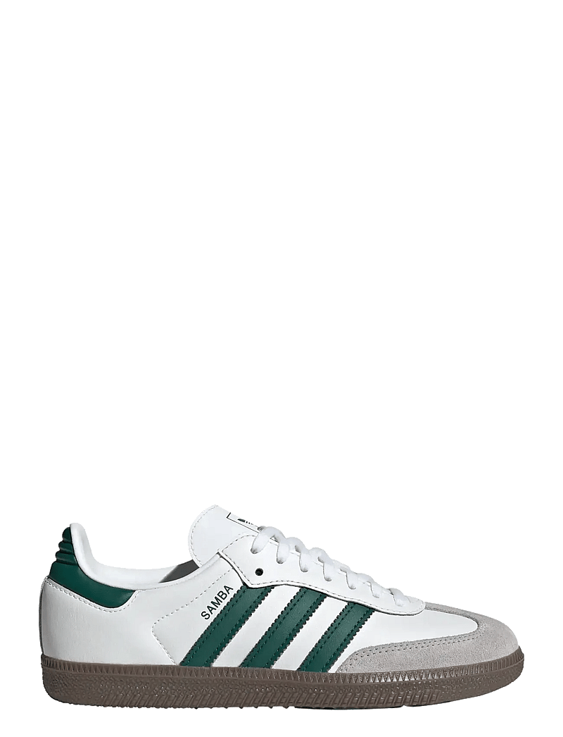 adidas Originals - SAMBA OG J - låga sneakers - ftwwht/cgreen/gum5 - 1