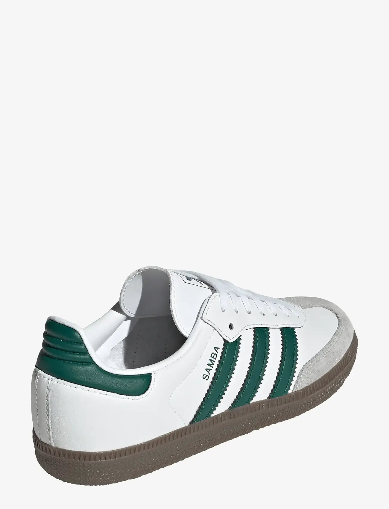 adidas Originals - SAMBA OG J - låga sneakers - ftwwht/cgreen/gum5 - 3