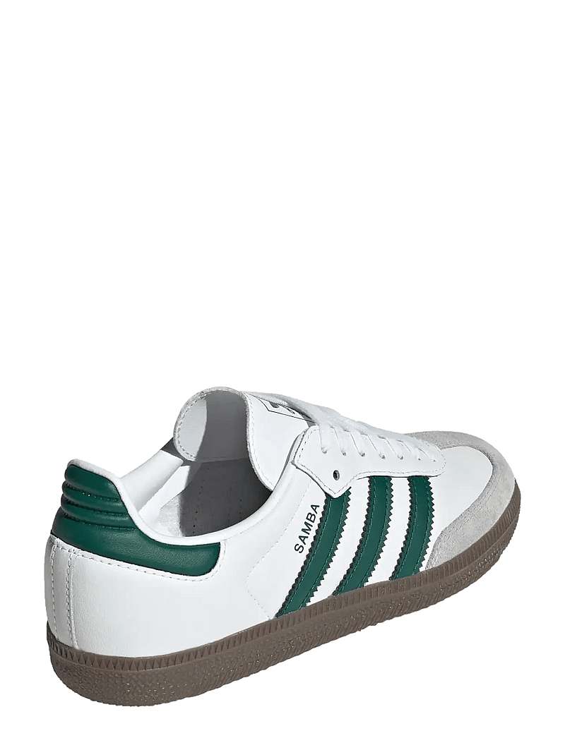 adidas Originals - SAMBA OG J - låga sneakers - ftwwht/cgreen/gum5 - 3
