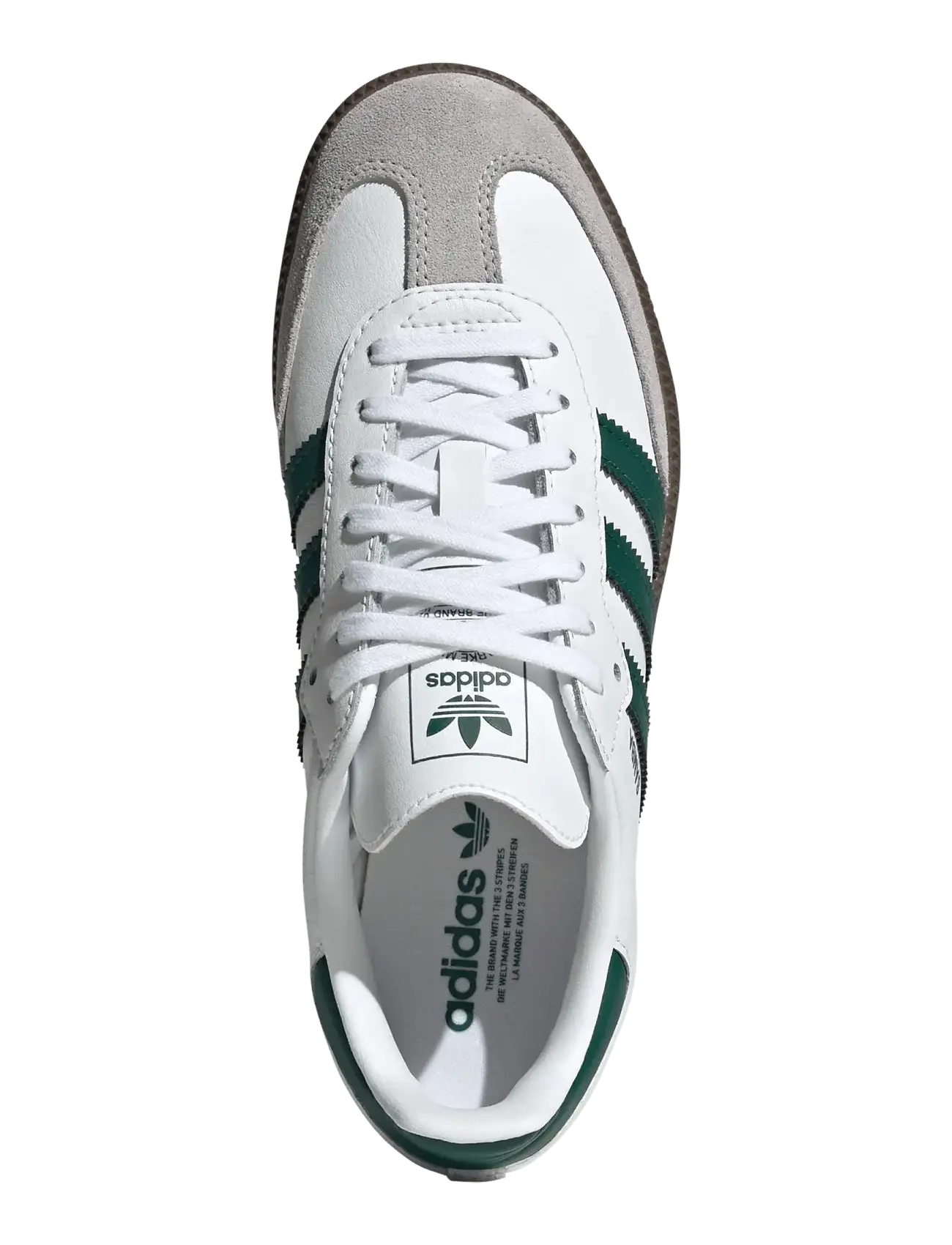 adidas Originals - SAMBA OG J - lave sneakers - ftwwht/cgreen/gum5 - 4