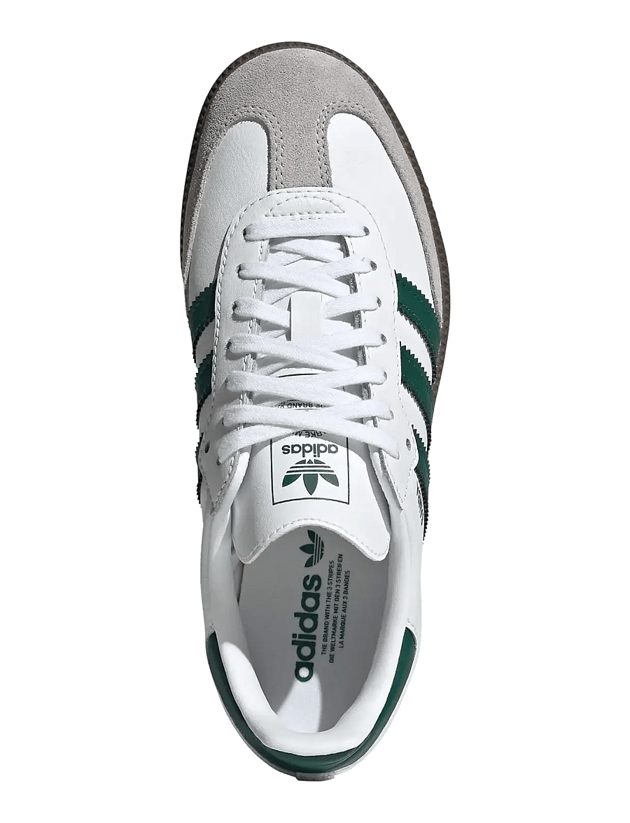 adidas Originals - SAMBA OG J - lave sneakers - ftwwht/cgreen/gum5 - 4