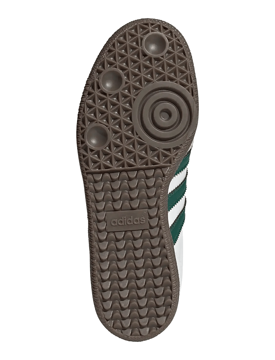 adidas Originals - SAMBA OG J - lave sneakers - ftwwht/cgreen/gum5 - 5