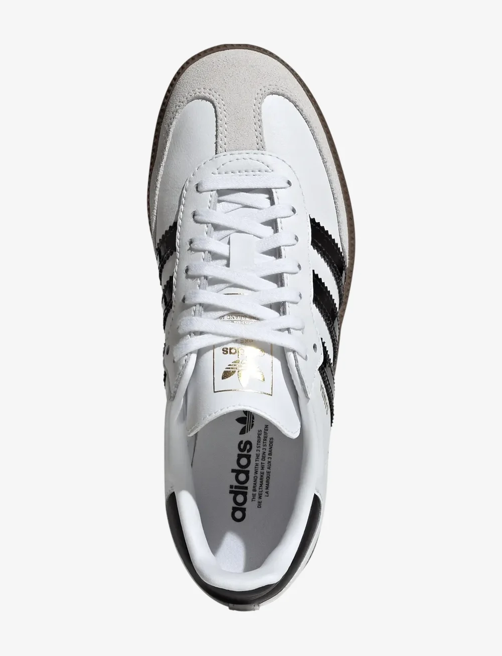 adidas Originals - SAMBA OG J - kõrge säärega tossud - ftwwht/cblack/gum5 - 4