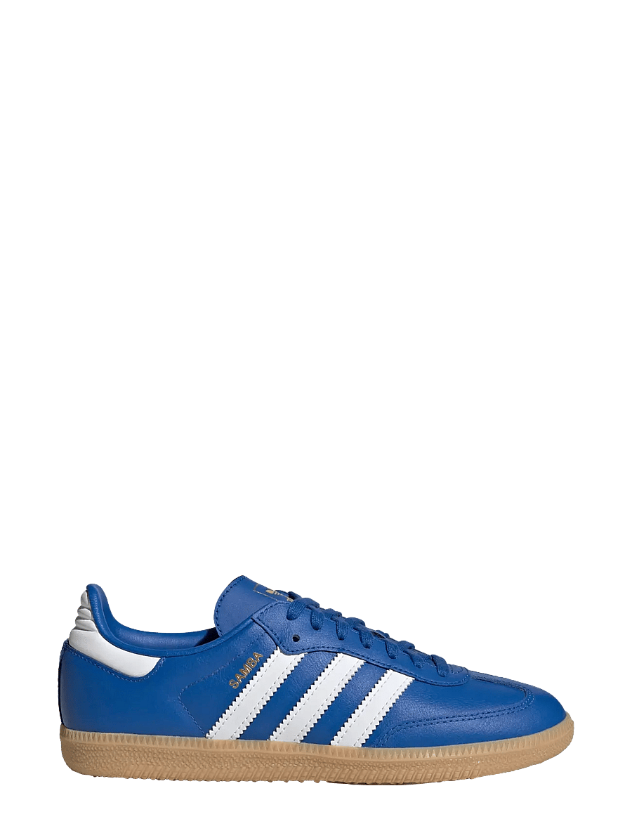 adidas Originals - SAMBA OG J - niedriger schnitt - blue/ftwwht/gum3 - 1