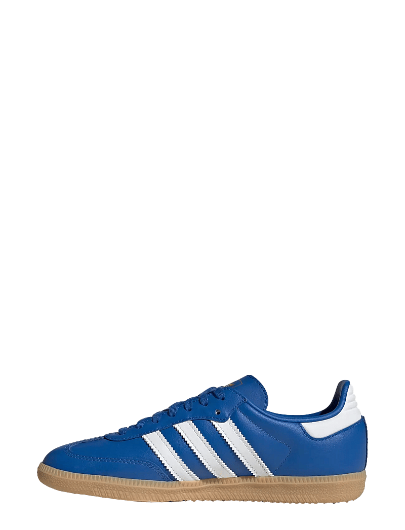 adidas Originals - SAMBA OG J - låga sneakers - blue/ftwwht/gum3 - 2
