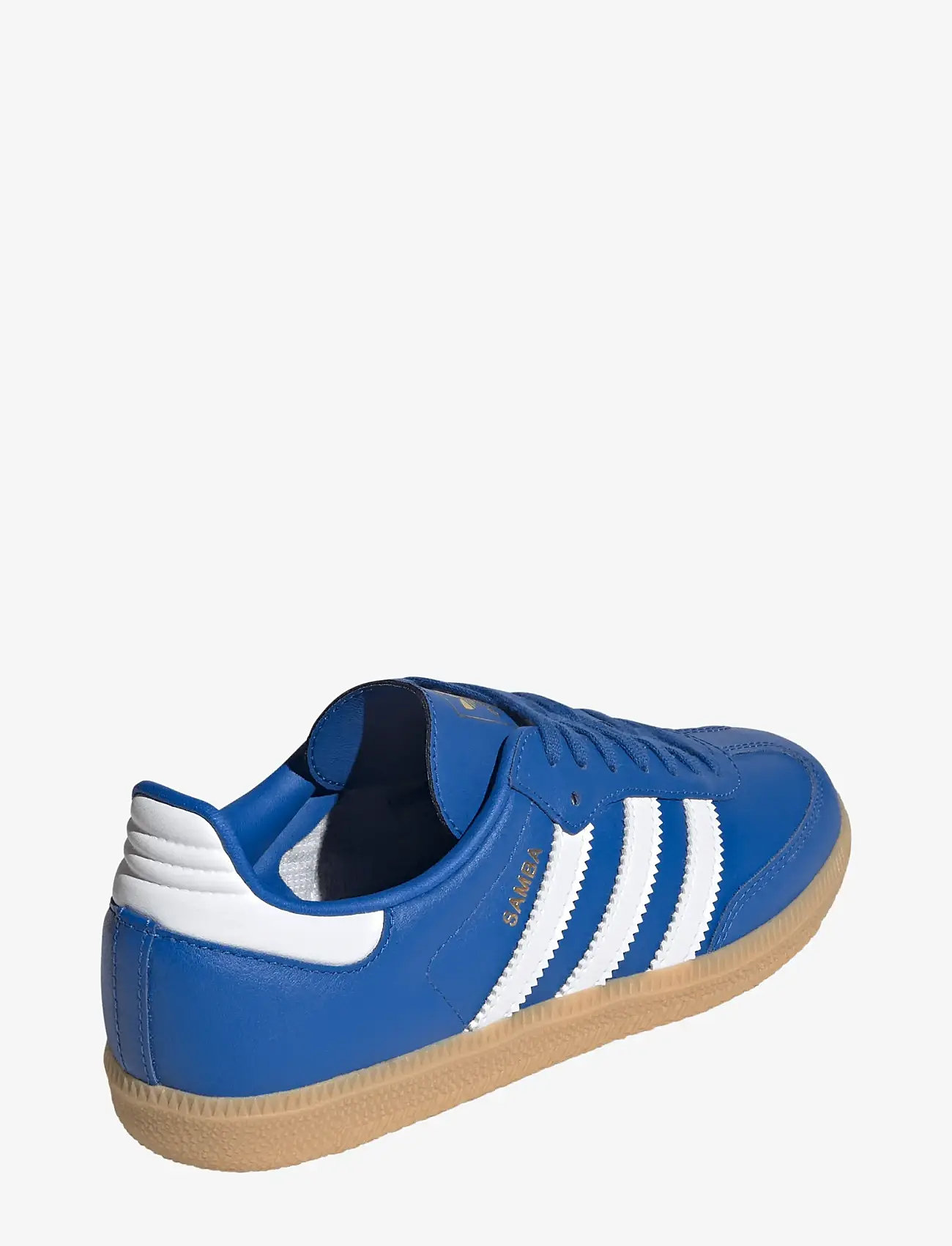 adidas Originals - SAMBA OG J - låga sneakers - blue/ftwwht/gum3 - 3