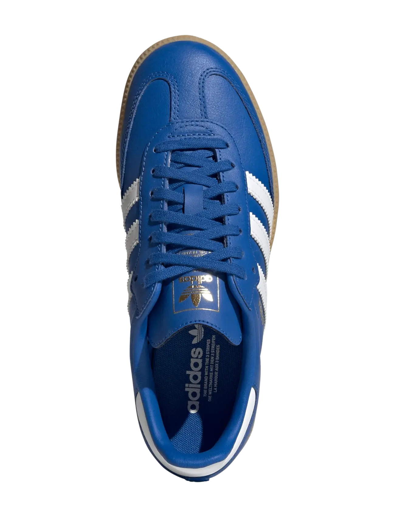 adidas Originals - SAMBA OG J - niedriger schnitt - blue/ftwwht/gum3 - 4
