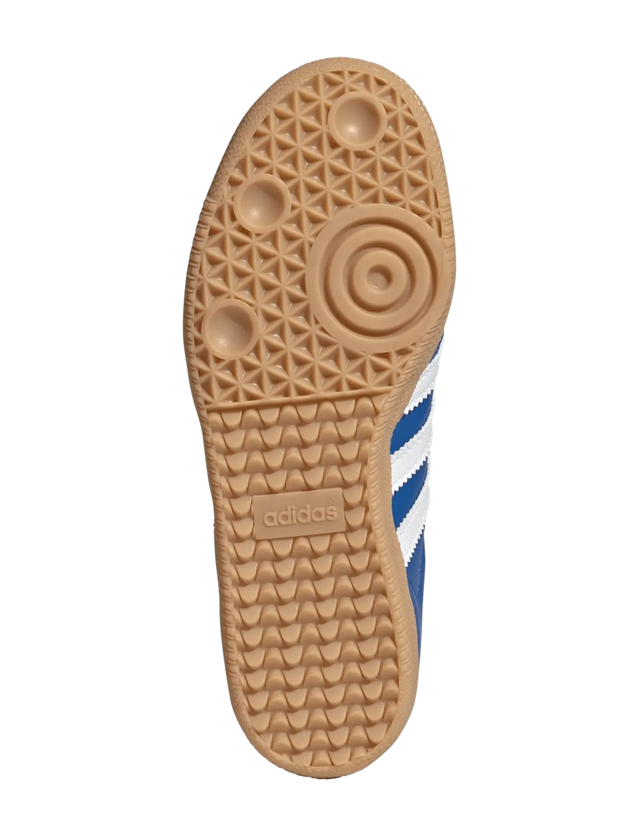 adidas Originals - SAMBA OG J - niedriger schnitt - blue/ftwwht/gum3 - 5
