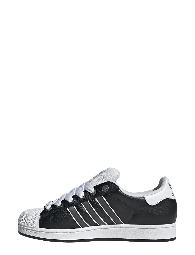 adidas Originals - SUPERSTAR II - lave sneakers - cblack/msilve/ftwwht - 2