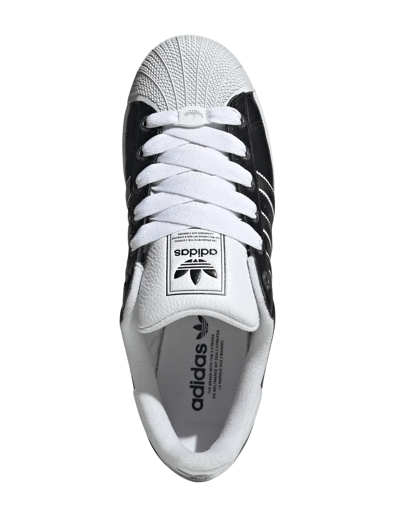 adidas Originals - SUPERSTAR II - lave sneakers - cblack/msilve/ftwwht - 4