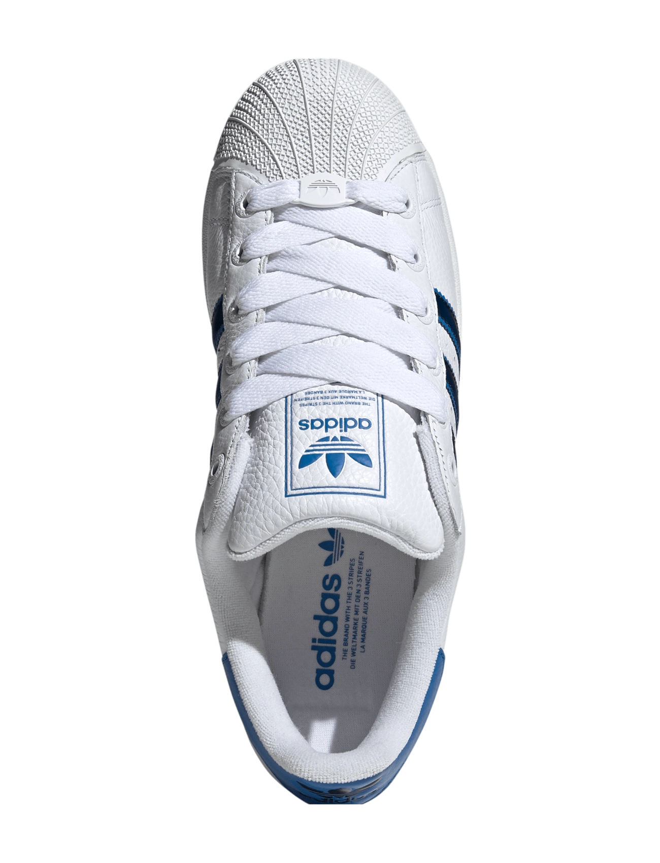 adidas Originals - SUPERSTAR II - sporta apavi ar zemu augšdaļu - ftwwht/broyal/cblack - 4