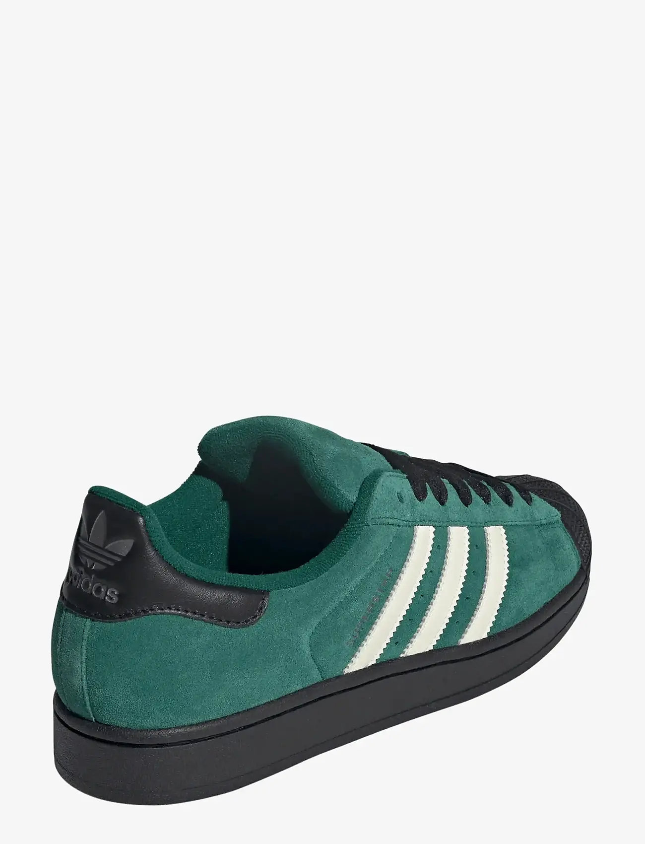 adidas Originals - SUPERSTAR II - låga sneakers - cgreen/crewht/cblack - 3
