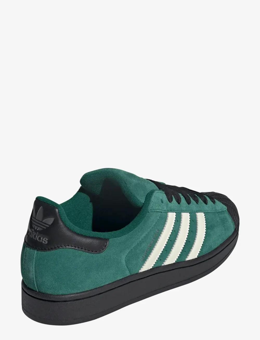 adidas Originals - SUPERSTAR II - låga sneakers - cgreen/crewht/cblack - 3