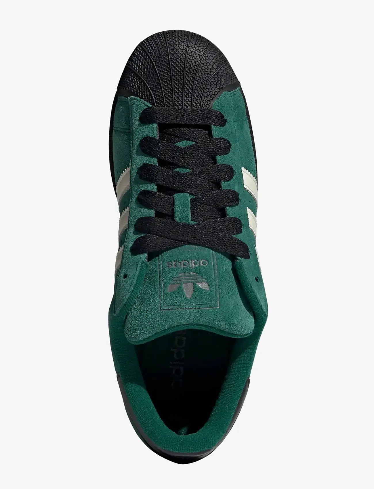 adidas Originals - SUPERSTAR II - låga sneakers - cgreen/crewht/cblack - 4