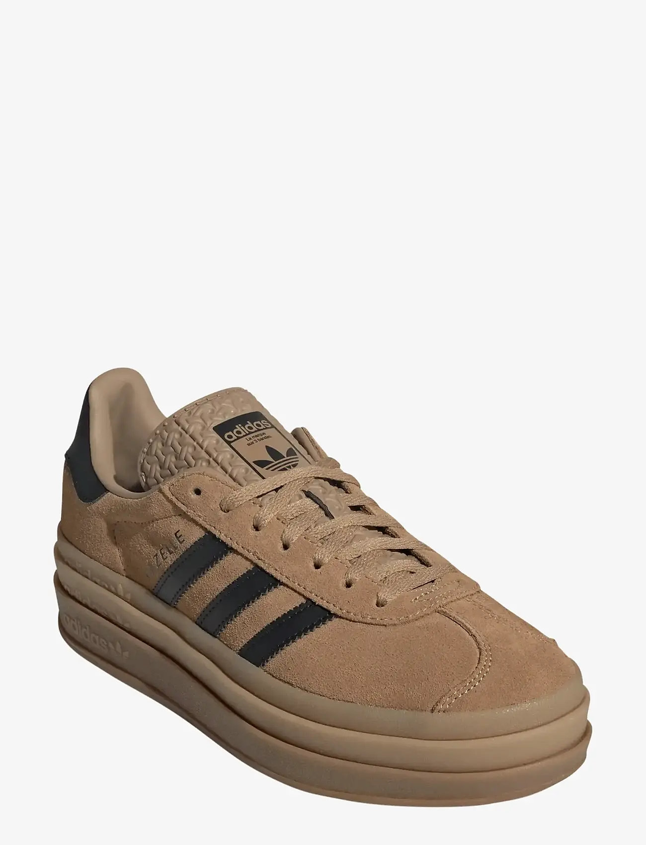adidas Originals - GAZELLE BOLD W - paksu tallaga tossud - cardbo/cblack/gum2 - 0