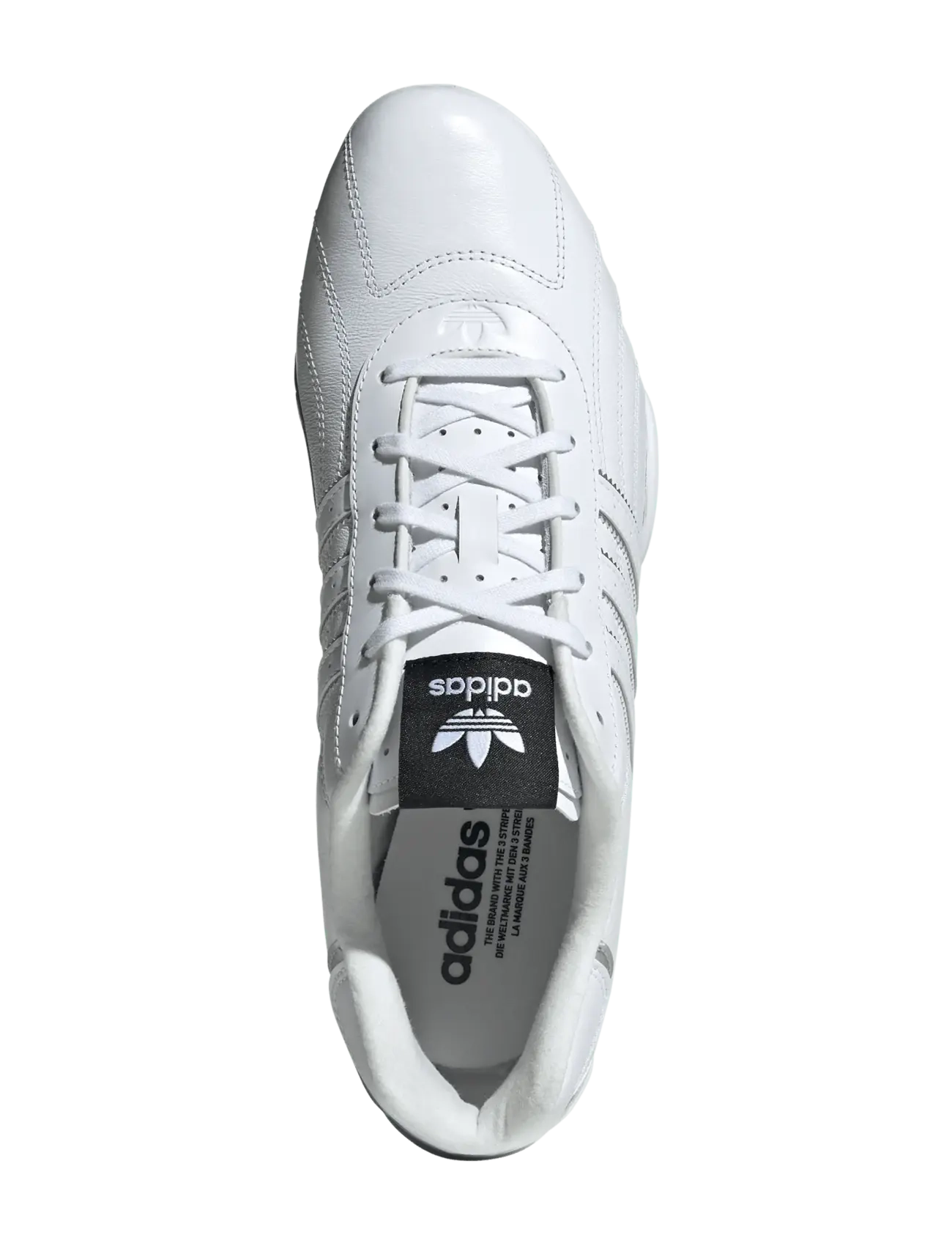 adidas Originals - ADIRACER LO - lave sneakers - ftwwht/ftwwht/cblack - 4