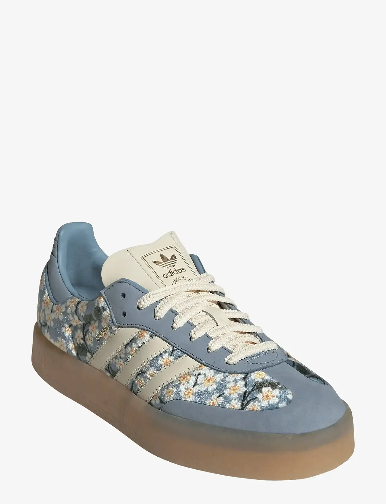 adidas Originals - SAMBAE W - niedrige sneakers - crewht/tacblu/goldmt - 0