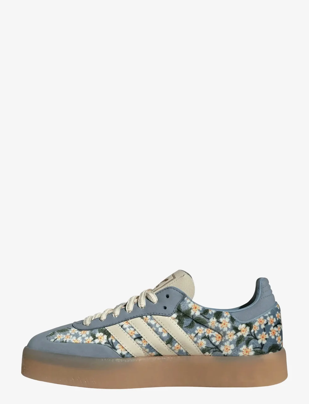 adidas Originals - SAMBAE W - lave sneakers - crewht/tacblu/goldmt - 2