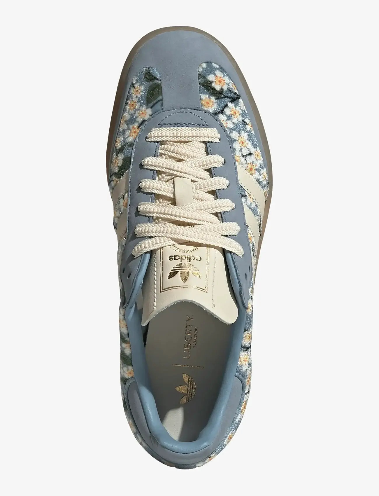 adidas Originals - SAMBAE W - niedrige sneakers - crewht/tacblu/goldmt - 4