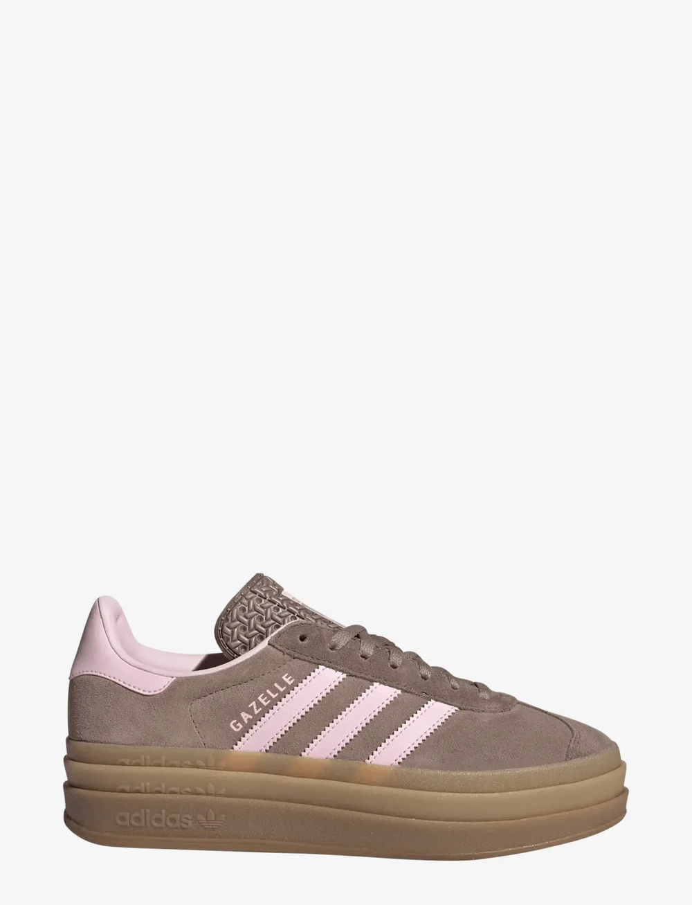 adidas Originals - GAZELLE BOLD W - låga sneakers - trabrn/clpink/earstr - 1