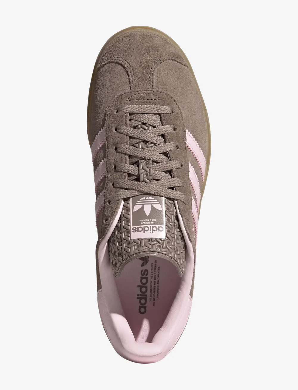 adidas Originals - GAZELLE BOLD W - låga sneakers - trabrn/clpink/earstr - 4