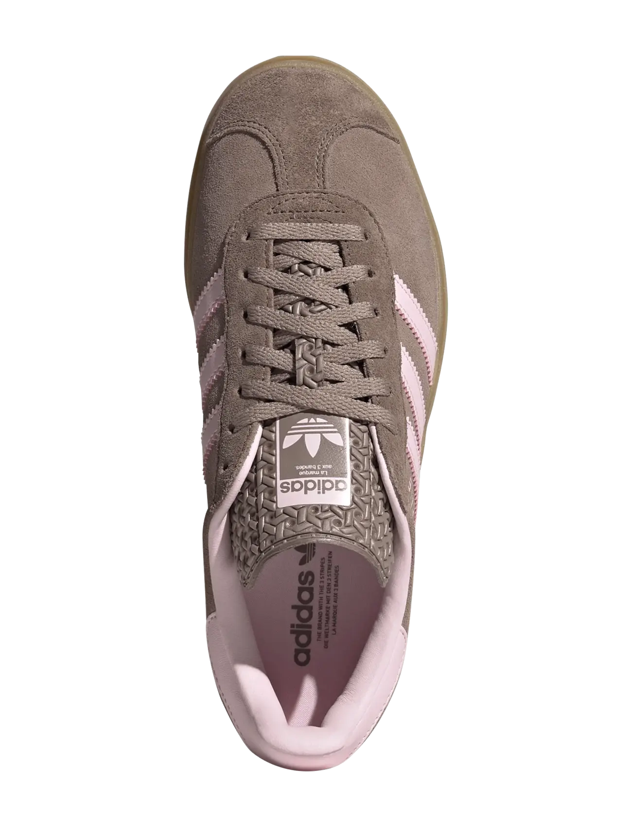 adidas Originals - GAZELLE BOLD W - niedrige sneakers - trabrn/clpink/earstr - 4