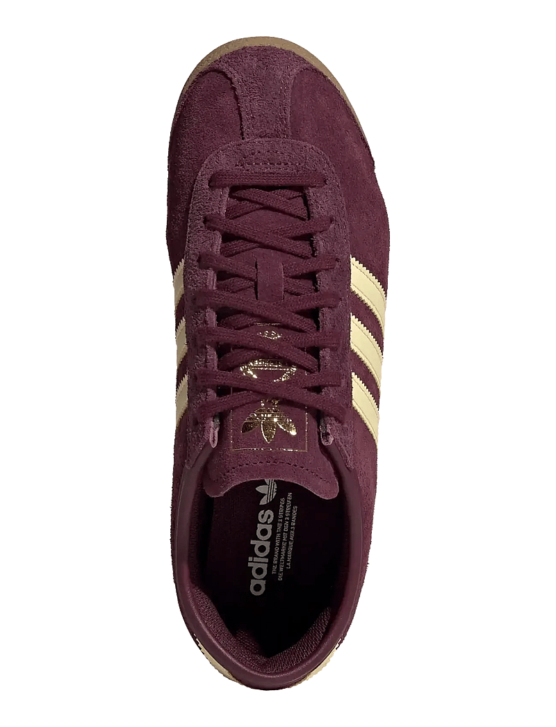 adidas Originals - ITALIA 70s W - niedrige sneakers - maroon/almyel/goldmt - 4