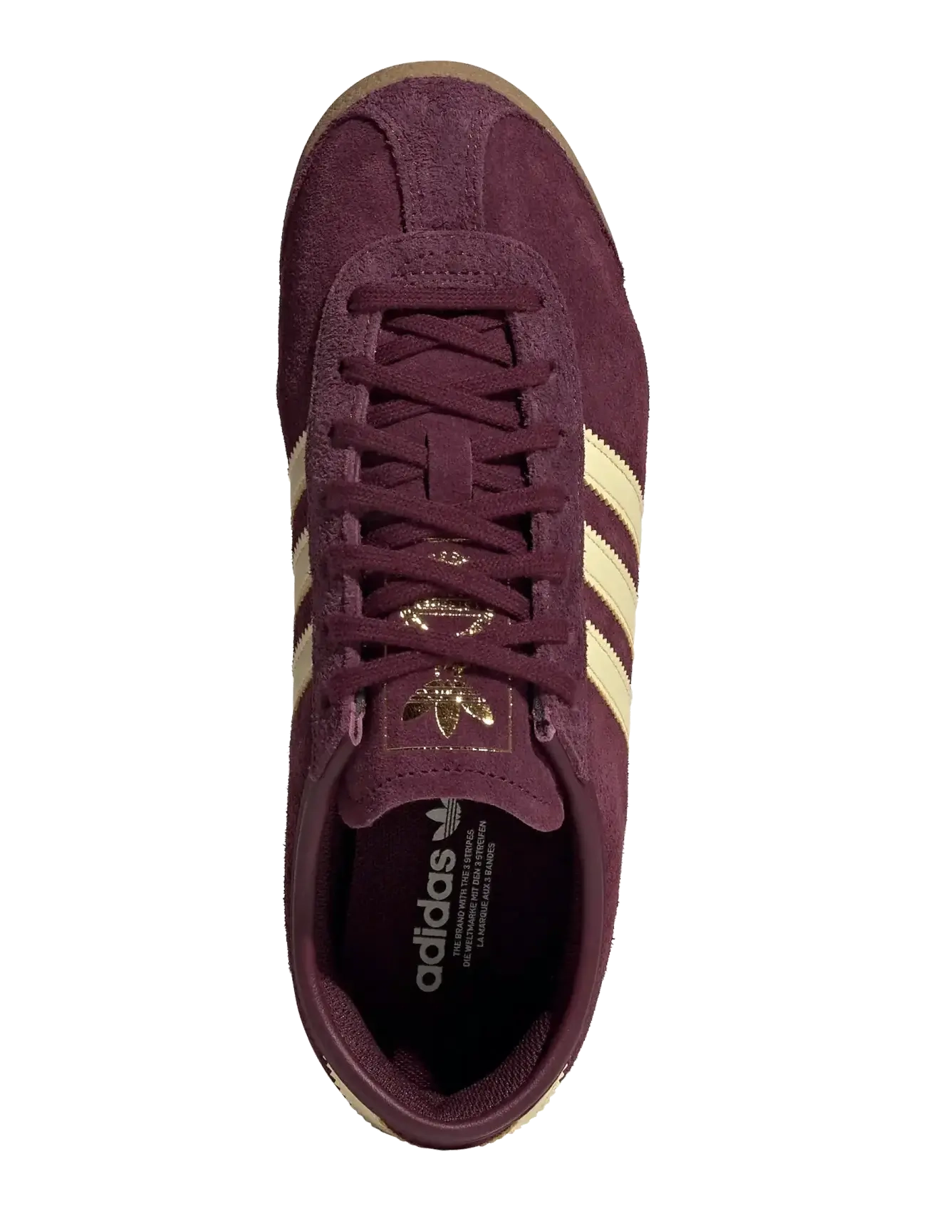 adidas Originals - ITALIA 70s W - baskets basses - maroon/almyel/goldmt - 4
