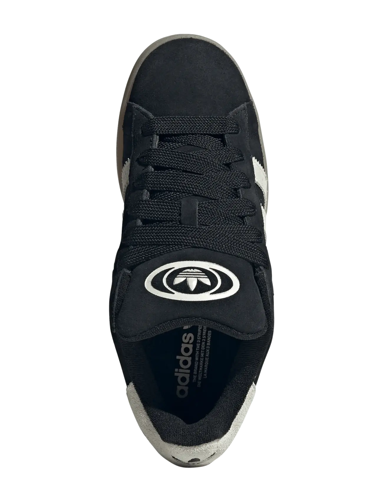 adidas Originals - CAMPUS 00s - baskets basses - cblack/crewht/gum3 - 4