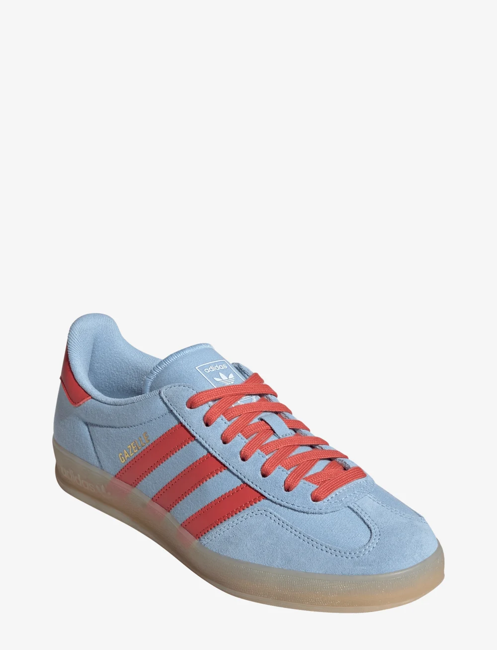 adidas Originals - GAZELLE INDOOR - sporta apavi ar zemu augšdaļu - clesky/crered/magbei - 0