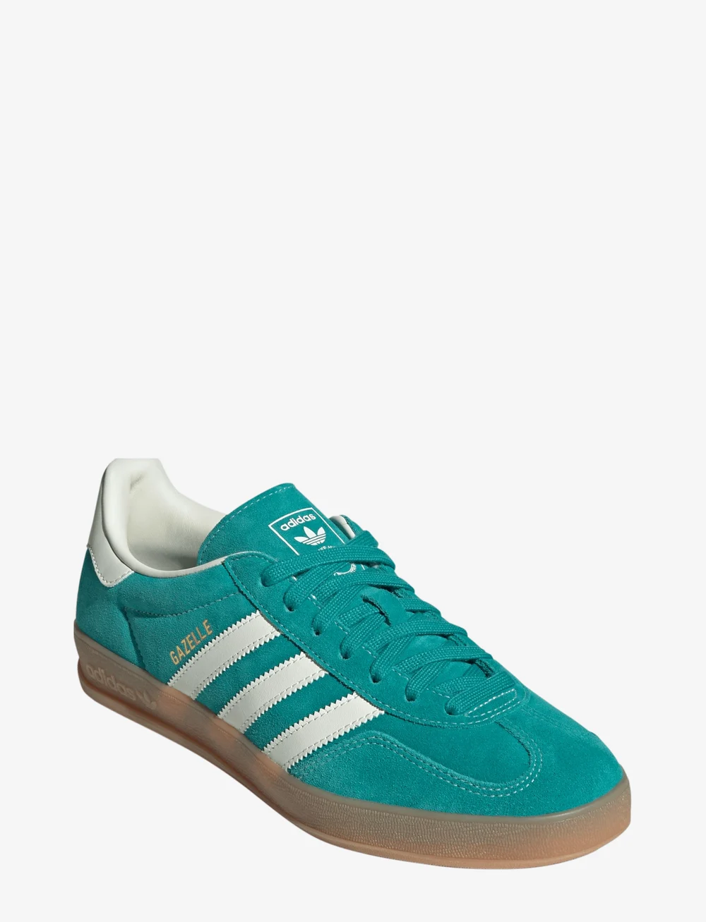 adidas Originals - GAZELLE INDOOR - låga sneakers - purtea/owhite/goldmt - 0