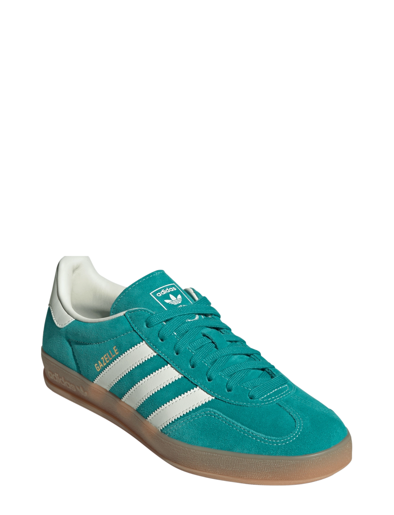 adidas Originals GAZELLE INDOOR - Sko - PURTEA/OWHITE/GOLDMT / blue
