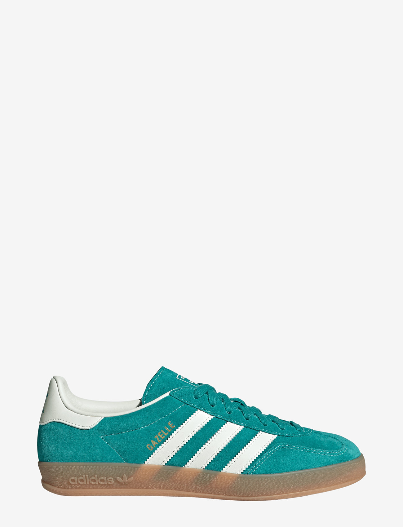 adidas Originals - GAZELLE INDOOR - låga sneakers - purtea/owhite/goldmt - 1