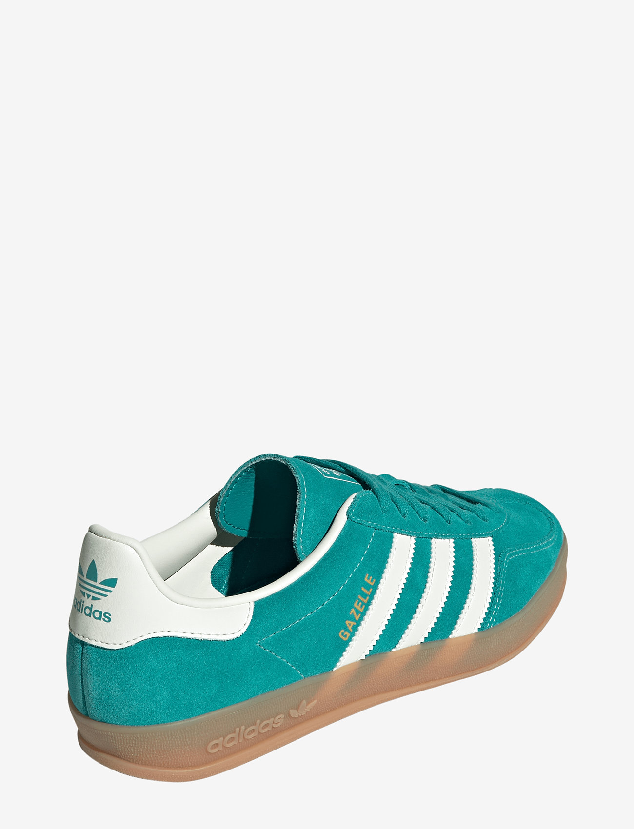 adidas Originals - GAZELLE INDOOR - låga sneakers - purtea/owhite/goldmt - 3