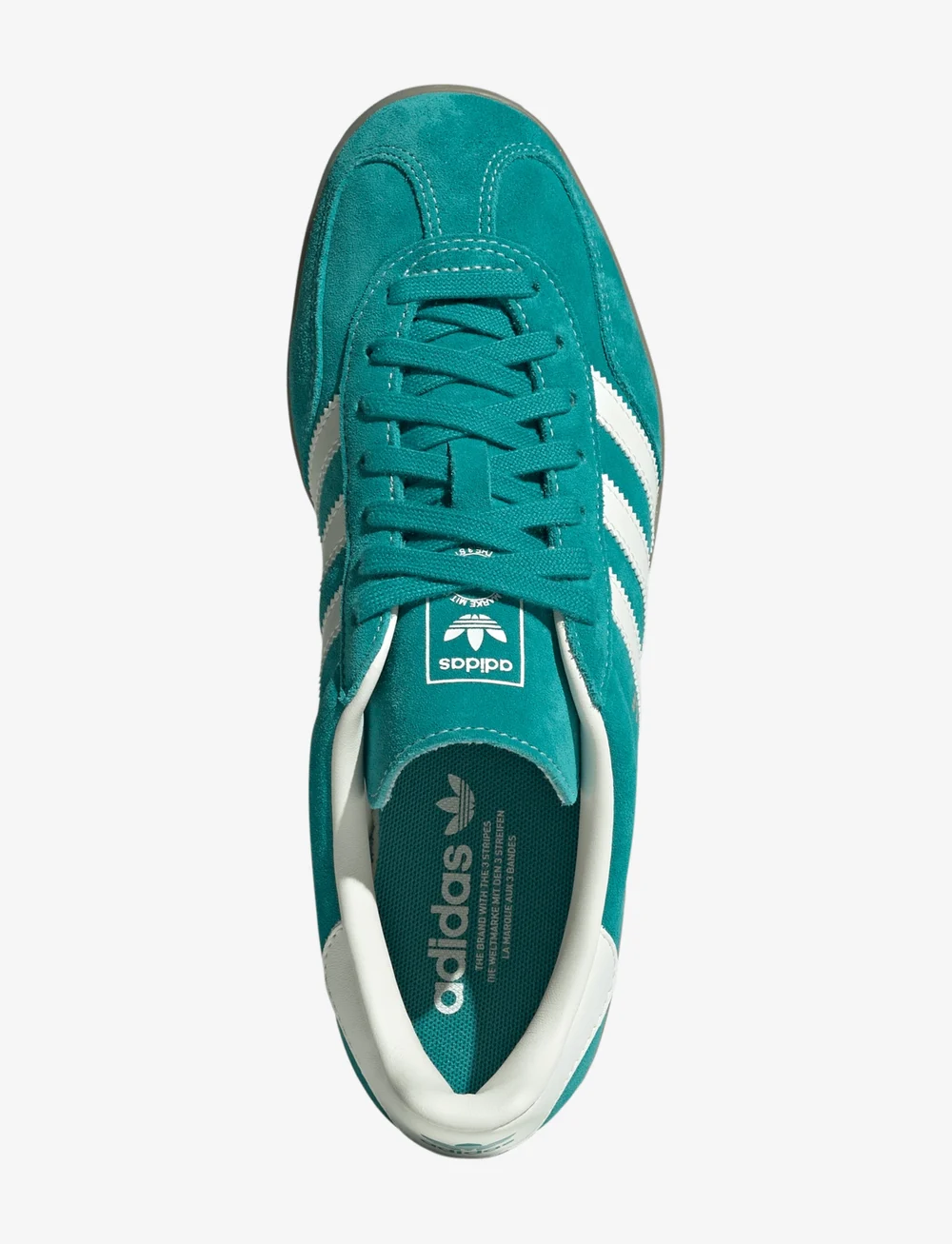 adidas Originals - GAZELLE INDOOR - låga sneakers - purtea/owhite/goldmt - 4