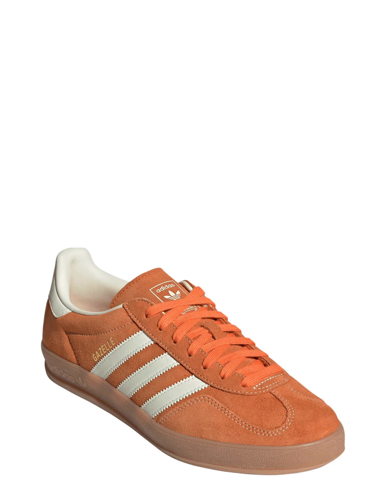 adidas Originals GAZELLE INDOOR - adidas - ORANGE/OWHITE/GOLDMT / orange