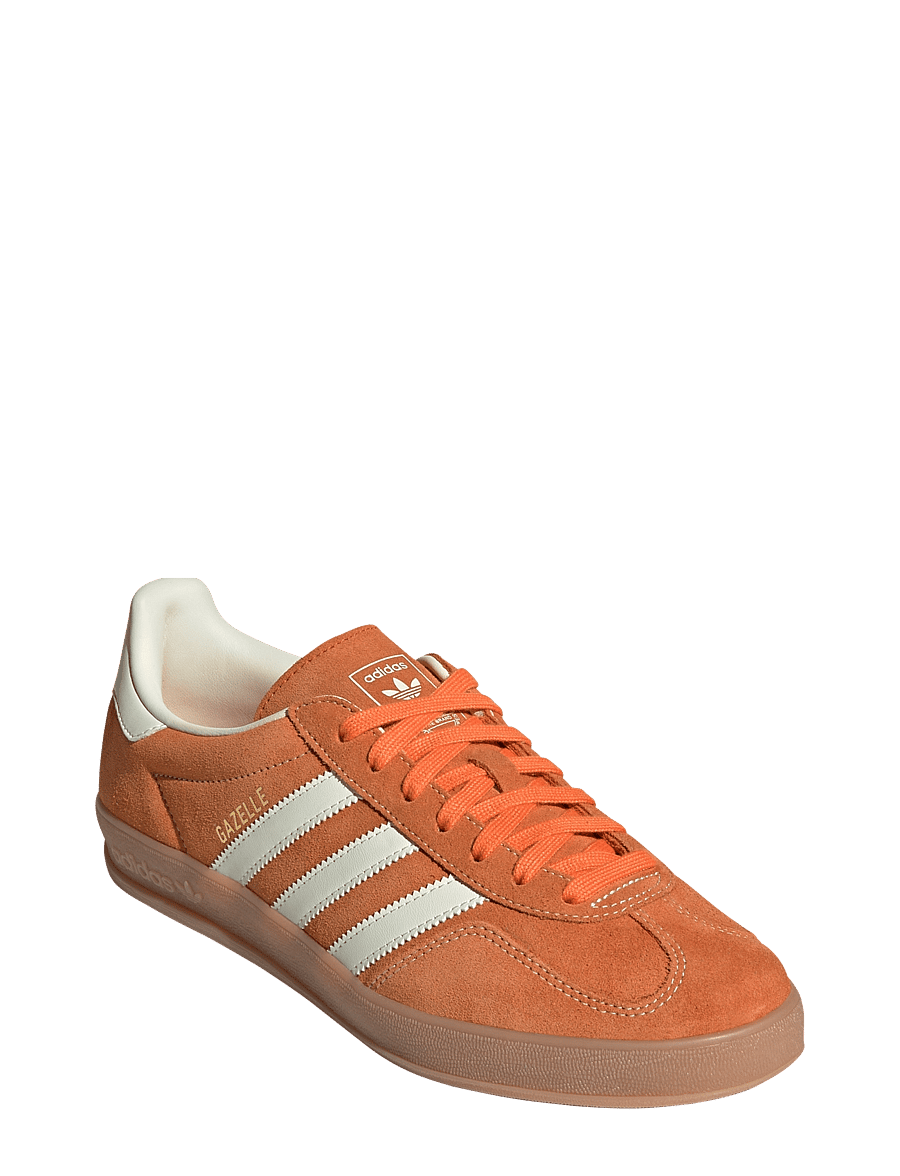adidas Originals - GAZELLE INDOOR - laisvalaikio batai žemu aulu - orange/owhite/goldmt - 0