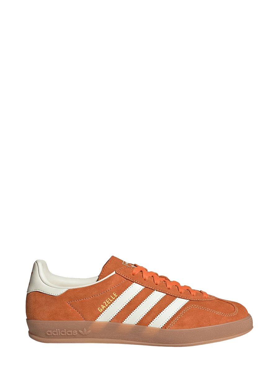 adidas Originals - GAZELLE INDOOR - laisvalaikio batai žemu aulu - orange/owhite/goldmt - 1