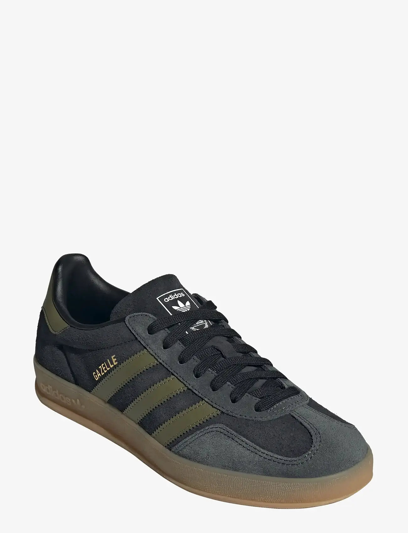 adidas Originals - GAZELLE INDOOR - låga sneakers - cblack/focoli/carbon - 0