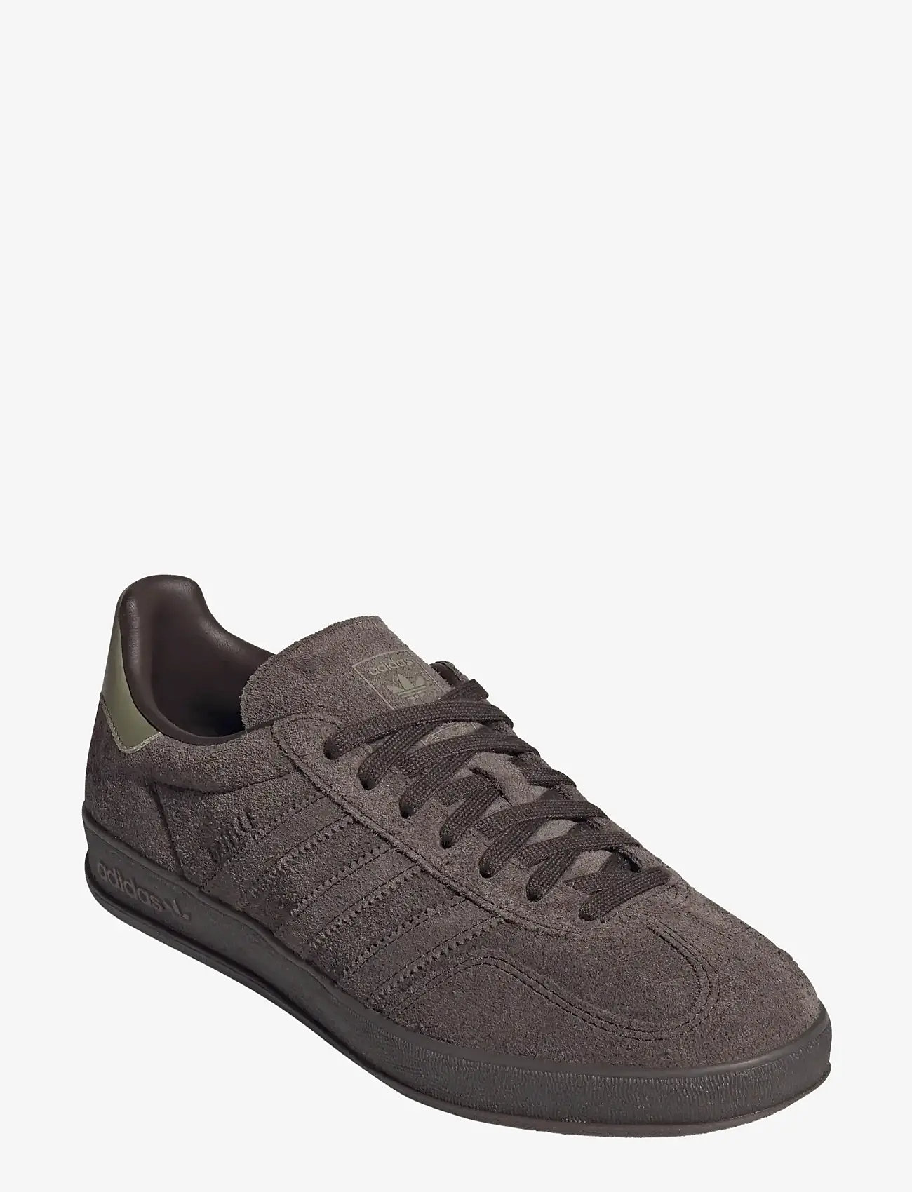 adidas Originals - GAZELLE INDOOR - lave sneakers - dbrown/dbrown/orbgrn - 0
