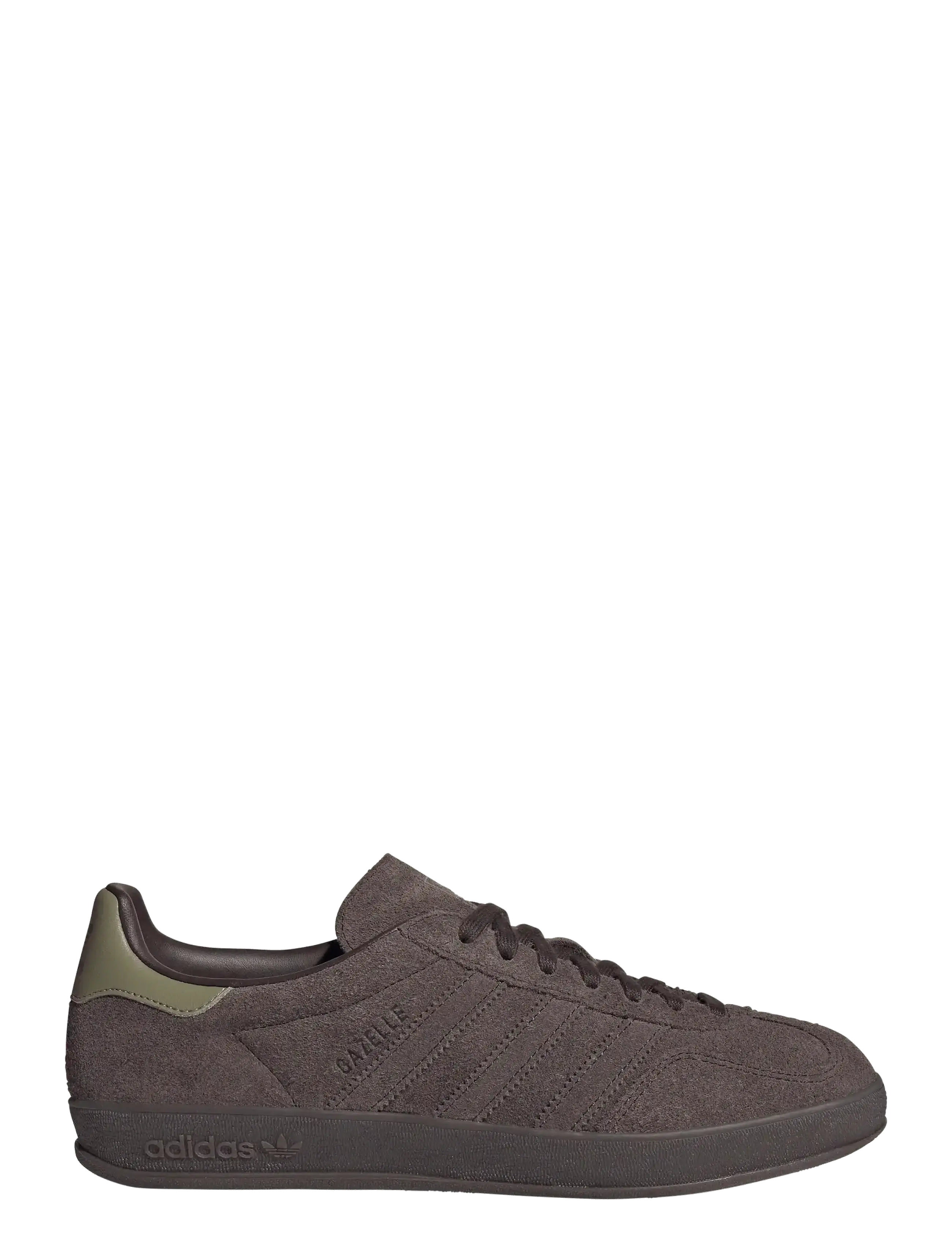 adidas Originals - GAZELLE INDOOR - laag sneakers - dbrown/dbrown/orbgrn - 1