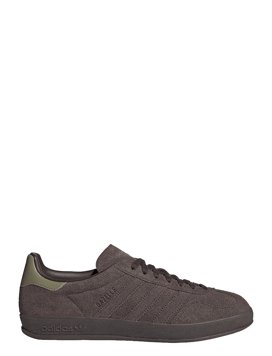 adidas Originals - GAZELLE INDOOR - laag sneakers - dbrown/dbrown/orbgrn - 1
