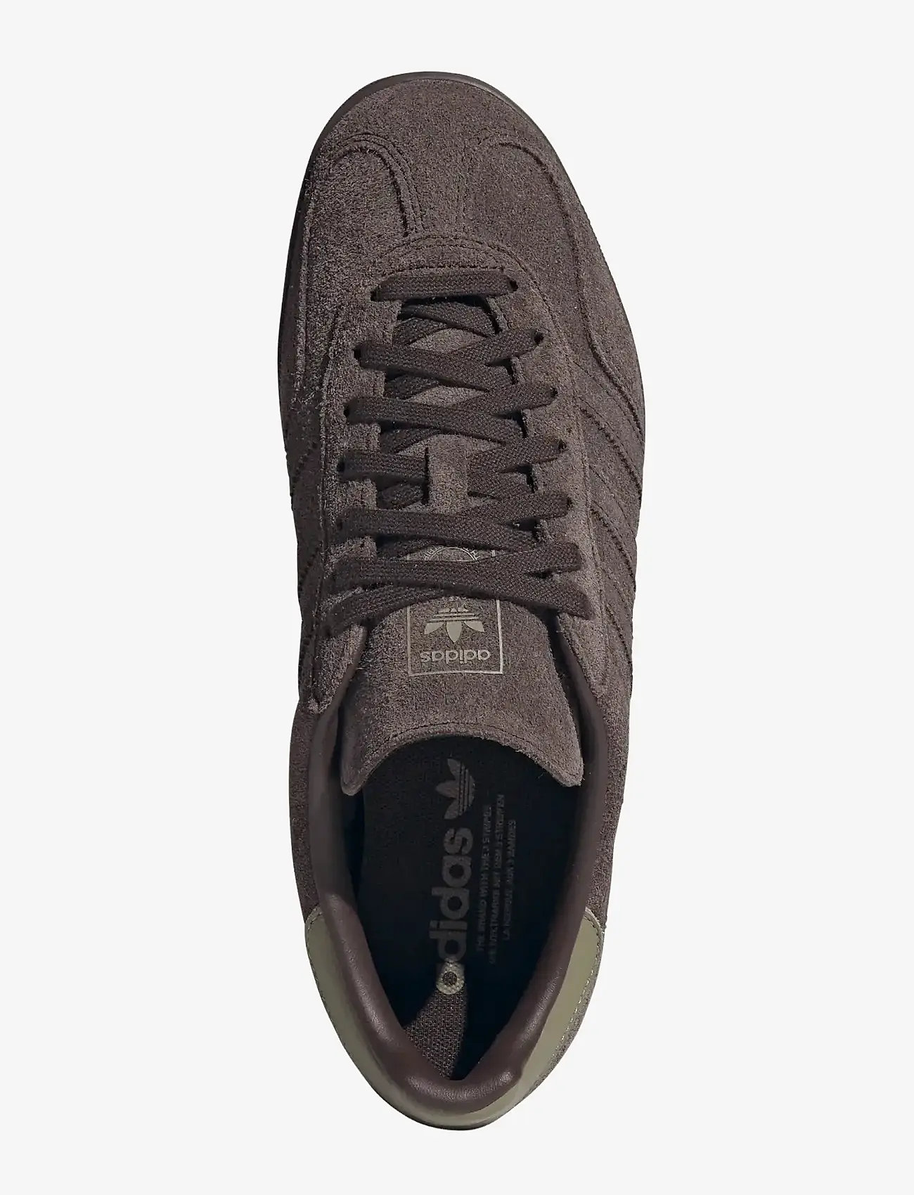 adidas Originals - GAZELLE INDOOR - lave sneakers - dbrown/dbrown/orbgrn - 4