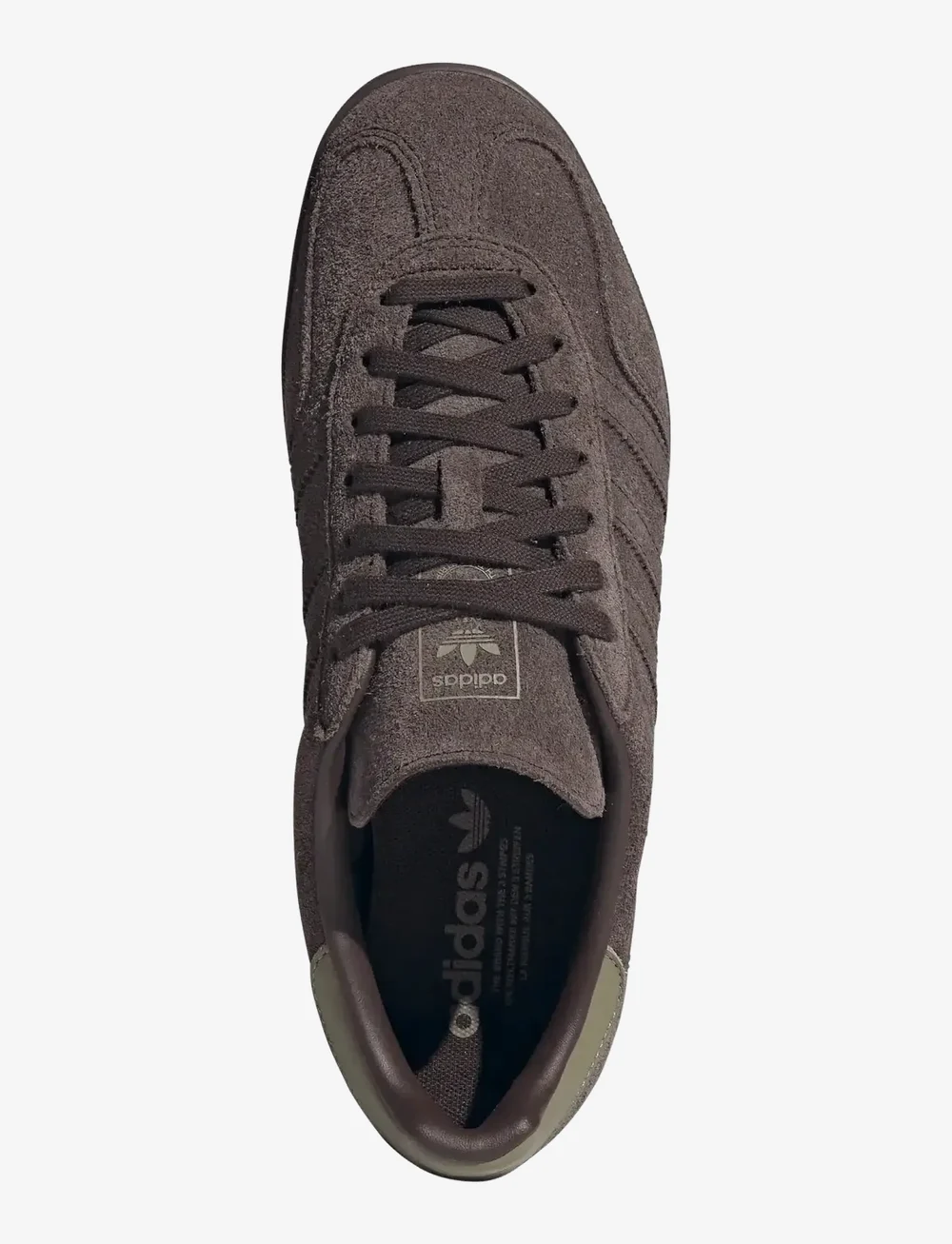 adidas Originals - GAZELLE INDOOR - lave sneakers - dbrown/dbrown/orbgrn - 4