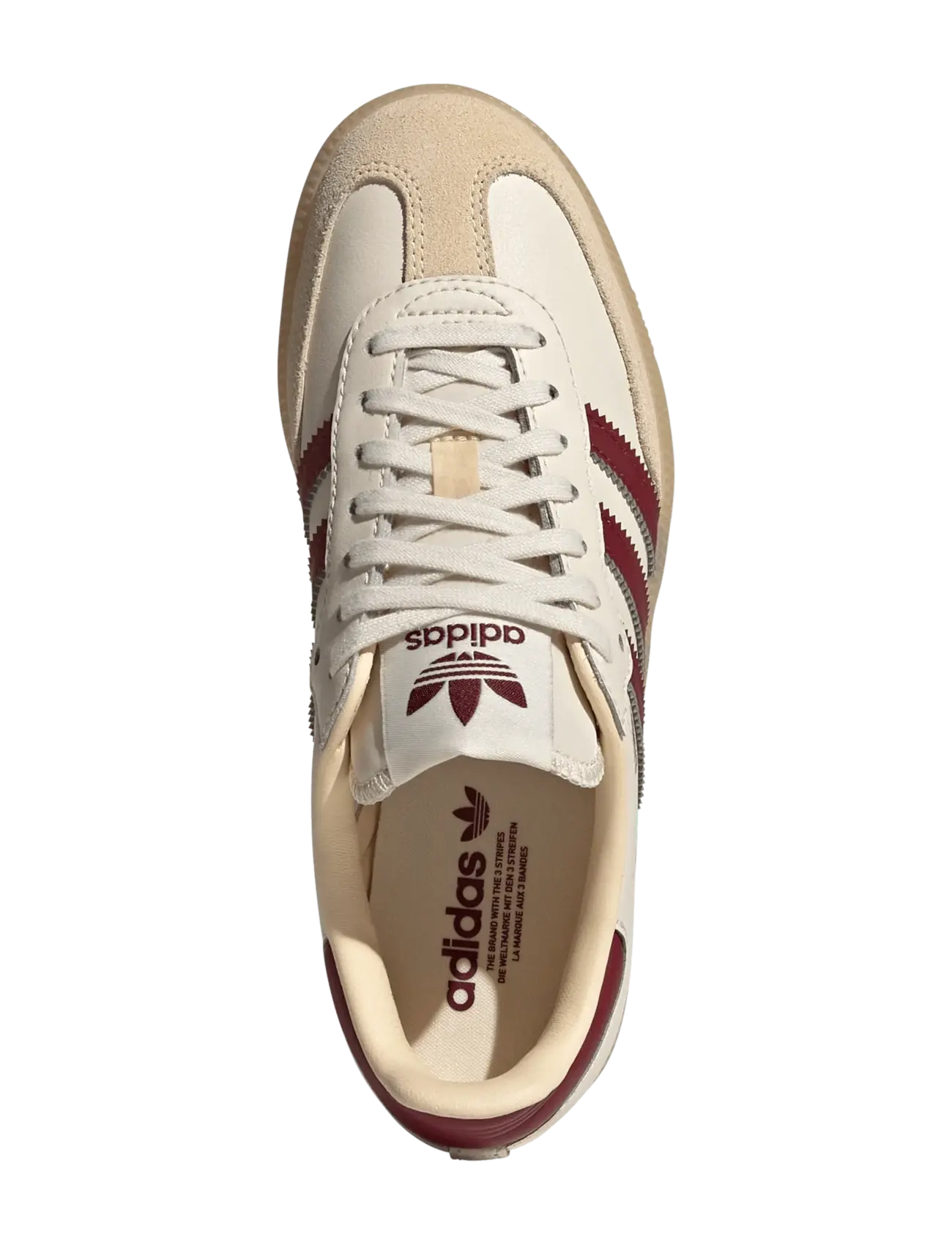 adidas Originals - SAMBA OG J - niedriger schnitt - wonwhi/shared/gum3 - 4